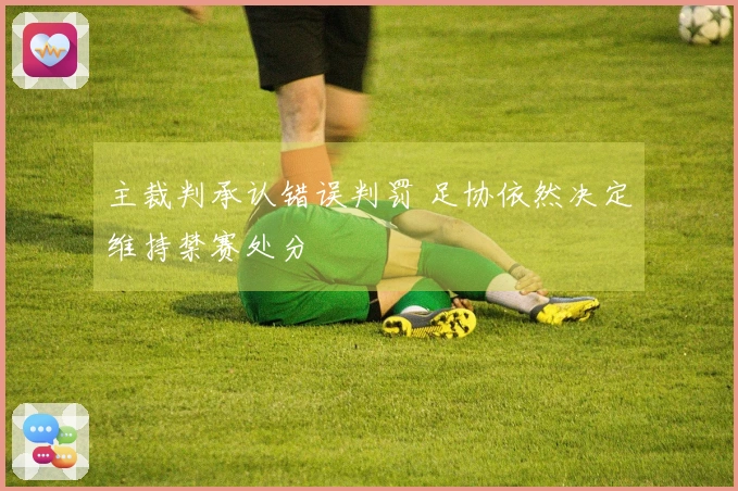 主裁判承认错误判罚 足协依然决定维持禁赛处分